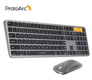 ProtoArc Backlit Bluetooth Wireless Keyboard Mouse Combo for Mac MacBook Pro MacBook Air iMac iPhone iPad Computer PC Notebook