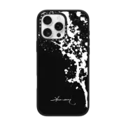 iPhone 16 Pro Max Impact Case MagSafe Compatible white on black