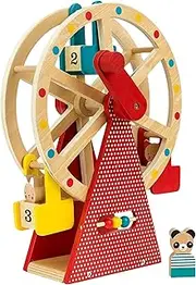 Wild & Wolf Carnival Playset Wood Ferris Wheel Toddler Toy