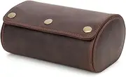 [WICRFYHD] Watch Roll Travel Case, Watch Travel Case, Durable Watch Case with Removable Cushions, Watch Storage Case for Men & Women