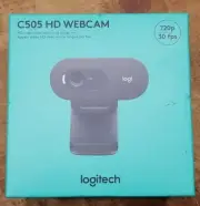 Brand New Logitech C505 Webcam - 720p HD External USB Camera for PC or Mac