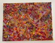 Fantasy or Fiction? | 8"x10” Canvas Abstract Acrylic Painting | Contemporary Art