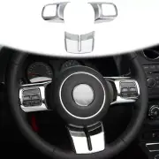 Car Steering Wheel Trim Cover for Jeep Wrangler JK 11-17/Grand Cherokee/Compass (for: Jeep)