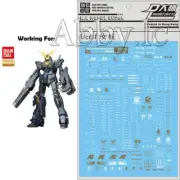 for MG 1/100 RX-0 Unicorn 02 Banshee D.L Model Water Slide pre-cut Decal Sticker