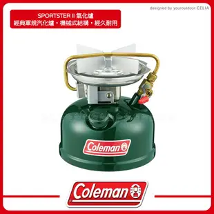 【Coleman 美國 SPORTSTE II 氣化爐】CM-28577/汽化爐/攻頂爐/戶外爐具/單口爐/高山爐