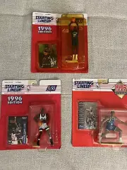 NEW 1996 SHAQUILLE O'NEAL KEVIN GARNETT 1995 JASON KIDD STARTING LINEUP BUNDLE