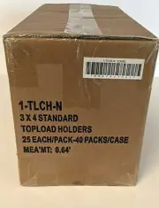 1000 BCW Standard Toploaders 3x4 Trading Card Top Load Rigid Full Case FREE SHIP