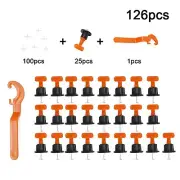 1 Set Desirable Leveler Tile Leveling System Tool Tile Spacers Wrench 5-17mm