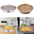 Oil Drain Rack Baking Pan Strainer Basket Colander Oven Tray Pan with Rack Oil