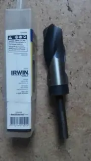 IRWIN Silver Deming HSS Reduced Shank 1/2" Drill 1 7/16 5/16 1/4 5/32 1/8" OL 6"