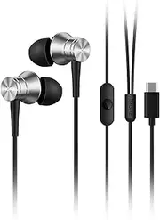 1MORE P10 USB C Headphones, Wired Type C in Ear Earphones, Durable Headphones with Mic & Volume Control, Noise Isolation, Pure Sound, Ideal for iPhone/Android/Tablet, Silver