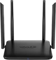 WAVLINK AC1200 Wireless Dual Band Router(2.4GHz+5GHz), Gigabit WiFi Router for Home & Gaming, 1 x 10/100/1000Mbps WAN Port, 2 x 10/100/1000Mbps LAN Port, Supports MU-MIMO Beamforming and LNA+PA, IPV6