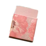 45 Pcs/box Vintage Flower Kawaii Paper Stationery Sticker Flakes DIY Decorative Label for Scrapbooking