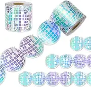 FYSUIMU 65.6Ft Disco Ball Bulletin Board Border Holographic Disco Die Cut Trim Border Roll for Classroom Chalkboard Wall Decor