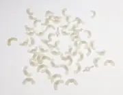 50 Pack 4-40 Nylon Wing Nuts - Off White(Natural Nylon Finish) WN4-40N