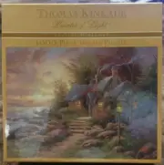 NEW Thomas Kinkade Seaside Hideaway Painter Of Light 1000-P Puzzle Flowers water