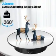 Electric 360° Rotating Display Stand 3 Speeds Adjustable Photoes Video Turntable
