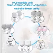 Wearable Breast Pump Flange Insert 13/15/17/19/21mm for S12