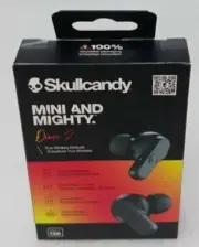Skullcandy Mini And Mighty Dime 2 Bluetooth Earbuds True Black