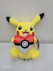 Pokemon Pikachu Heart Poke Ball Plush New Tags 2019 Pokeball