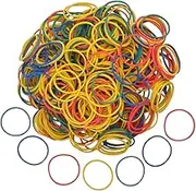 Nydotd 1000pcs Rubber Bands, Small Colorful Money Rubber Bands Bulk 2.5cm 1 inch Bank Paper Bills Dollars Elastic Stretchable Bands Strong Elastic Loop Office Supplies General Purpose Rubber Band