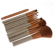 12pcs Makeup Brush Set for Foundation Eyeshadow and Lips