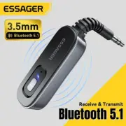 Essager Bluetooth 5.1 Audio Receiver Transmitter 3.5mm 3.5 Aux with Mic Stereo