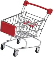 FELTECHELECTR Mini Shopping Carts Storage Container for Accessories for Desk Organizer Creative Playtime Present