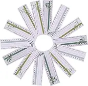 Angoily 60 Sheets Decorative Classroom Desk Nameplates of Bohemian Leaf Theme Name Tags for Easy Identification and Organization for Classroom and Home Decor