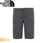 【THE NORTH FACE】美國 男童 抗UV快乾短褲《 瀝灰》CN68/休閒短褲/透氣/彈性(悠遊山水)