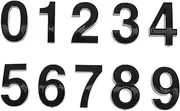 NUOBESTY 10Pcs Self Adhesive Multi Function Clock Numbers Modern Design for Mailboxes Doors Apartments Hotels Easy to Read and Recognize
