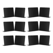 12 Pcs Price Tag Holder Display Signs Mini Chalk Board for Food Chalkboard