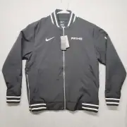 Nike Men's Deion Sanders Coach Prime 2.0 Black Bomber Jacket Sizes L and XL