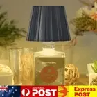AU LED Table Lamp Rechargeable 3 Colors Dimmable Wireless Bottle Lamp (Black)