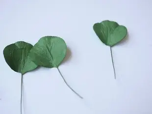 PAPER LEAVES, leaves, , DIY supplies gift, handmade leaves: 50 pieces, orbicular