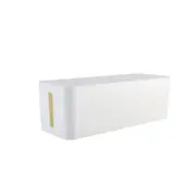 Brateck Cable Management Box (Large) Dimensions 40.6x15.6x13.4cm -- White