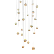 Delessi Messina 24LT Dropper Pendant Light - Tri-Colour -White