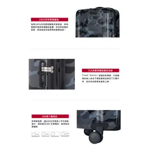 VICTORINOX 瑞士維氏Spectra 2.0輕量級霧面26吋硬殼行李箱-海軍迷彩 605616