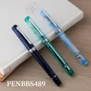 New ver. PENBBS489 Resin Fountain Pen Touchdown ink Absorber F Nib Writing W/BOX