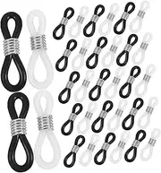 [CATIEBYE] Pcs Anti-slip Eyeglass Chain Connectors Silicone Glasses Chain Ends for Sunglasses Retainer Hook Fixer Comfortable Holders for Men Women