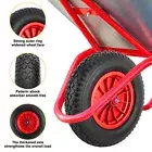 1/2/3/4Pcs 16" 4.80/4.00-8 Solid Wheelbarrow Wheel Cart Tyre Trolley Rust Proof