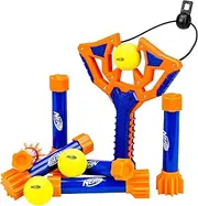 NERF Slingshot Challenge - Kids Bowling Game Set - Toy Target Game for Boys + Girls - Foam Ball Included - Fun Kids Toy