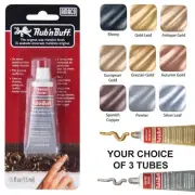 Amaco RUB 'N BUFF - Wax Metallic Finish - Your Choice of 3 Tubes