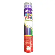 12 Coloured Pencils Set Art Supplies Metal Tin Case Colour Sketch NON-TOXIC