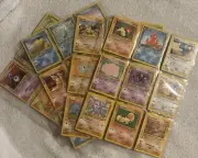 Pokémon Unlimited Edition NEO DESTINY Complete Set 33 Common Cards - Near Mint