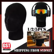 1/2/5PCS Polystyrene Styrofoam Model Head Mannequin Stand Wig Display Women Men