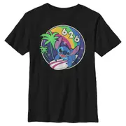 Stitch Retro Rainbow Surfboard T-Shirt