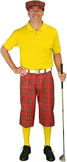 [Golf Knickers] Royal Stewart Golf Outfits - Mens - Yellow