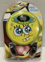 SPONGEBOB SQUAREPANTS DIGITAL CD PLAYER! BRAND NEW RARE!! 2009 LOOK!!!!