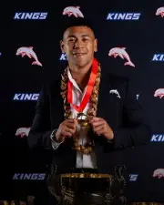 2024 DRAW DOLPHINS TEAM PLAYER POSTER,NRL RUGBY,NSW QLD,F POST, STATE OF ORIGIN